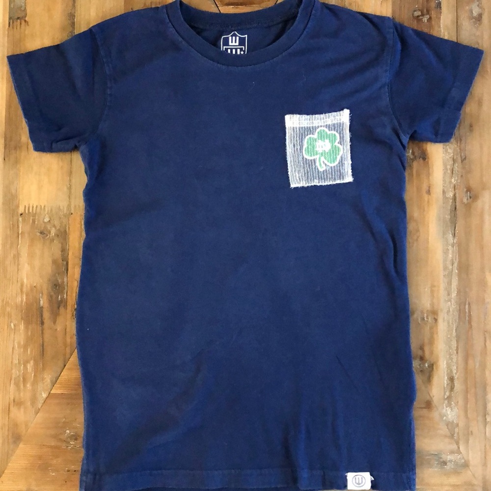 Notre Dame Wes and Willy tee. 10